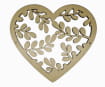 Coeur Floral Bois