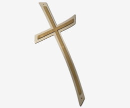 Croix Bois Moderna 3D