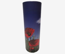 Urne Carton Coquelicots