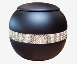 Urne Bois de Manguier Corde