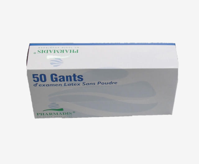 Gants Examen Latex Manche longue