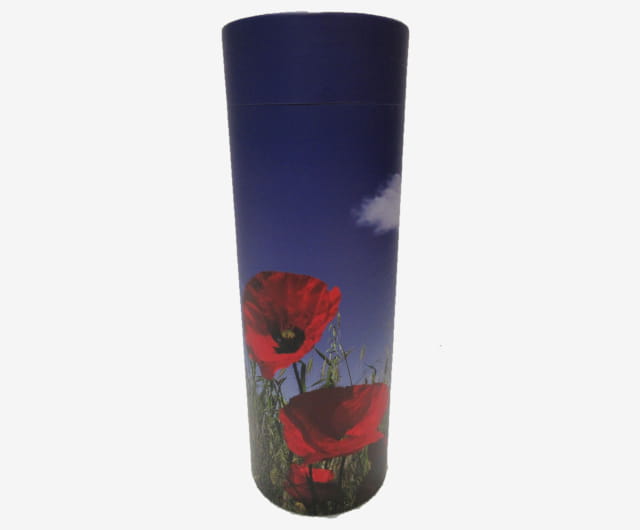 Urne Carton Coquelicots