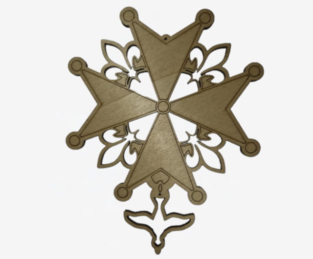 Croix Huguenote Bois